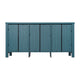 Teal |#| 59" Engineered Wood Buffet Sideboard Storage Cabinet w/ 2 Drawers, Doors in Teal