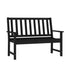 Ellsworth Commercial Grade All Weather Indoor/Outdoor Recycled HDPE Bench with Contoured Seat