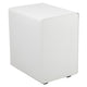 White |#| Ergonomic 3-Drawer Mobile Locking Filing Cabinet Storage Organizer-White