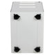 White |#| Ergonomic 3-Drawer Mobile Locking Filing Cabinet Storage Organizer-White