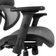 Gray |#| Ergonomic Gray Mesh Office Chair-Synchro-Tilt, Headrest, Adjustable Pivot Arms