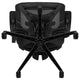 Black |#| Ergonomic Black Mesh Office Chair-Synchro-Tilt, Pivot Headrest, Adjustable Arms