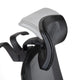 Black |#| Ergonomic Black Mesh Office Chair-Synchro-Tilt, Pivot Headrest, Adjustable Arms