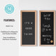 Light Natural Woodgrain |#| Lt Natural Woodgrain Framed Cork/Chalk/Letter Board Set with Accessories - 24x18