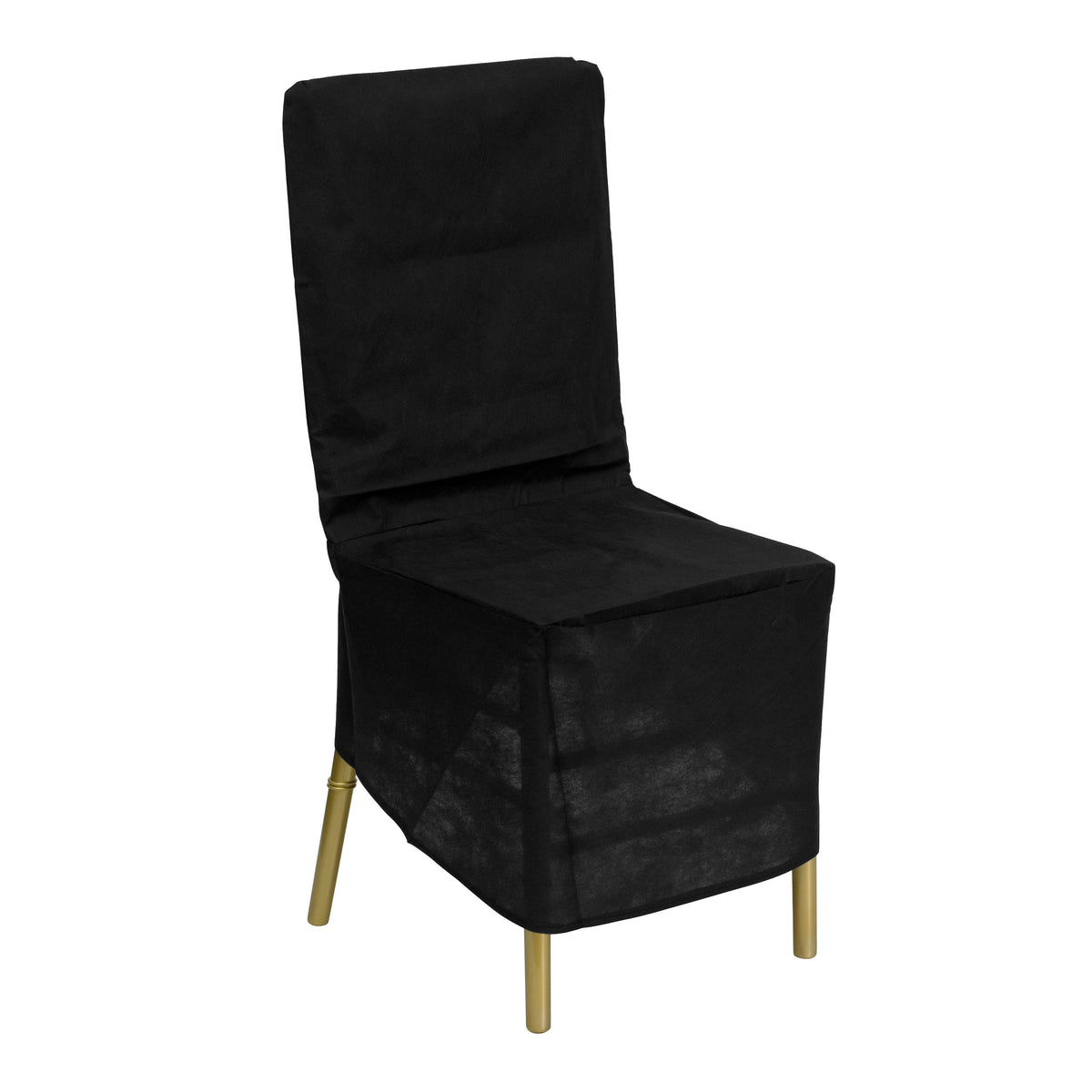 Black Fabric Chiavari Chair Storage Cover