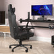 Black |#| Ergonomic Gaming Chair with 4D Armrests, Headrest, & Lumbar Support-Black/Black