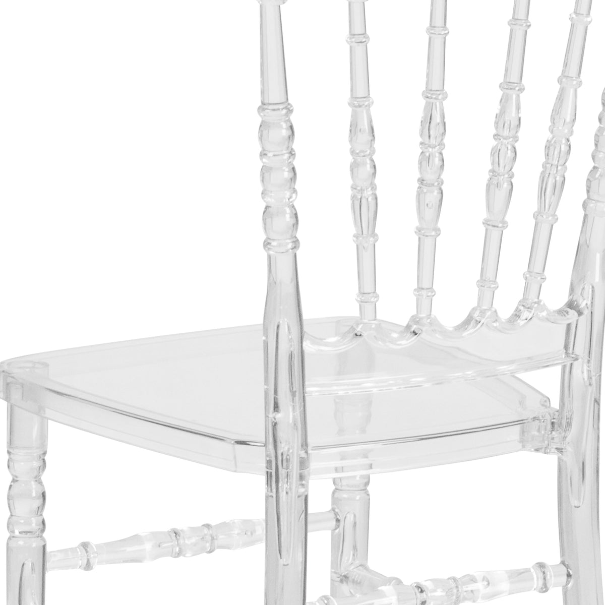 Crystal Ice Napoleon Stacking Chair - Event Seating - Hospitality Seating