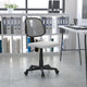 White |#| Flash Fundamentals Mid-Back White Mesh Swivel Task Office Chair with Pivot Back
