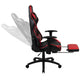 Red |#| Black/Red Gaming Desk Bundle - Cup/Headset Holder/Mouse Pad Top