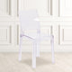 Ghost Chair with Square Back in Transparent Crystal - Wedding Chairs