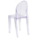 Ghost Side Chair in Transparent Crystal - Event or Accent Chair - Stack Chair