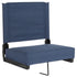 Grandstand Comfort Seats by Flash - 500 lb. Rated Lightweight Stadium Chair with Handle & Ultra-Padded Seat