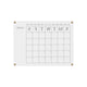 Clear/Black |#| Premium Clear Acrylic Monthly Wall Calendar with Notes Section & Black Printing