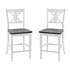 Gwendolyn Set of 2 Commercial Grade Solid Wood Modern Farmhouse Counter Height Barstool