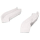 Melrose White |#| 7 PC White LeatherSoft Modular Reception Configuration w/Taut Back &Seat