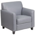 HERCULES Diplomat Series LeatherSoft Chair with Clean Line Stitched Frame