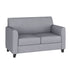HERCULES Diplomat Series LeatherSoft Loveseat with Clean Line Stitched Frame