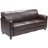 HERCULES Diplomat Series LeatherSoft Sofa with Clean Line Stitched Frame