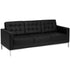 HERCULES Lacey Series Contemporary Button Tufted LeatherSoft Sofa with Integrated Stainless Steel Frame