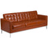 HERCULES Lacey Series Contemporary Button Tufted LeatherSoft Sofa with Integrated Stainless Steel Frame