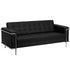 HERCULES Lesley Series Contemporary LeatherSoft Double Stitch Detail Sofa with Encasing Frame
