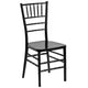 Black |#| Black Resin Stacking Chiavari Chair - Hospitality and Event Seating