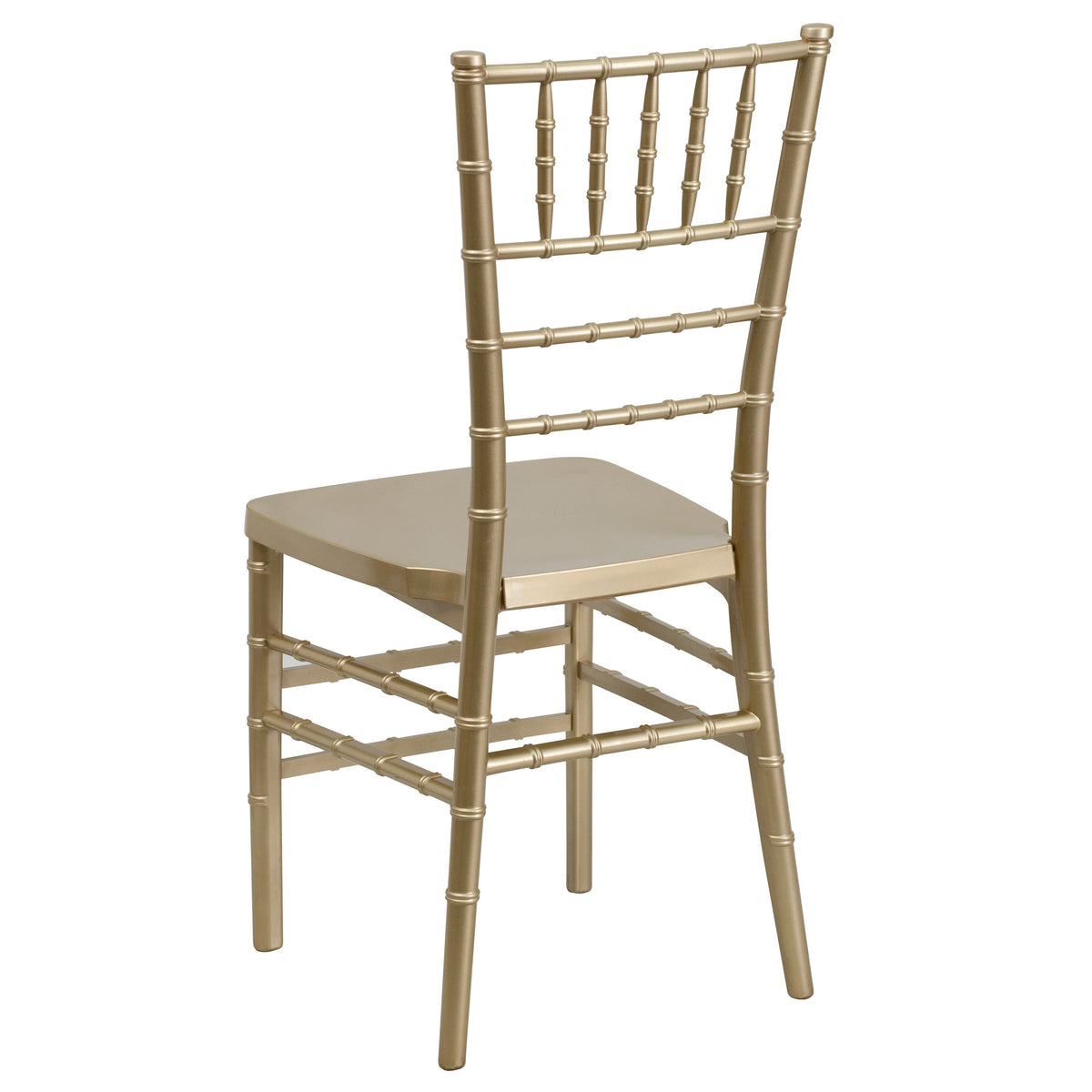 Gold |#| Gold Resin Stacking Chiavari Chair - Hospitality and Event Seating