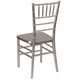 Pewter |#| Pewter Resin Stackable Chiavari Chair - Banquet and Event Furniture