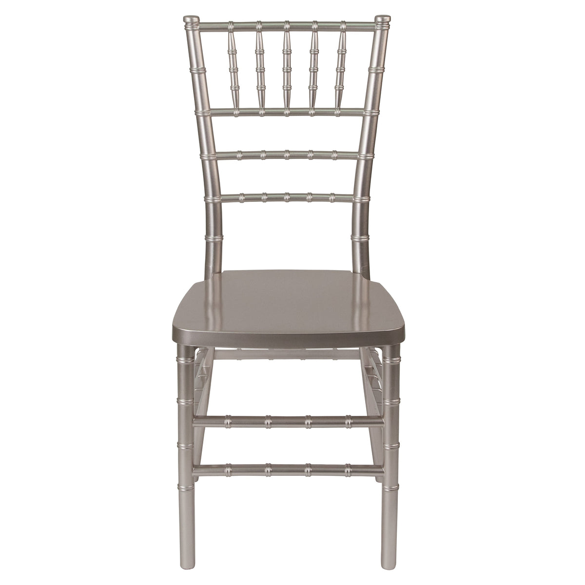 Pewter |#| Pewter Resin Stackable Chiavari Chair - Banquet and Event Furniture