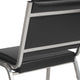 Black Vinyl |#| 1000 lb. Rated Black Antimicrobial Vinyl Bariatric Medical Reception Chair