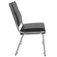 Black Vinyl |#| 1000 lb. Rated Black Antimicrobial Vinyl Bariatric Medical Reception Chair