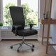 Black LeatherSoft |#| Intensive Use 300 lb. Rated High Back Black LeatherSoft Multifunction Chair