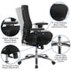 24/7 Intensive Use Big & Tall 350 lb. Rated Black Mesh Multifunction Chair