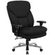 Black Fabric |#| 24/7 Intensive Use Big & Tall 400 lb. Rated High Back Black Fabric Chair