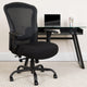 24/7 Intensive Use Big & Tall 400 lb. Rated Black Mesh Multifunction Chair