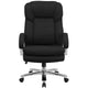 Black Fabric |#| 24/7 Intensive Use Big & Tall 500 lb. Rated Black Fabric Ergonomic Office Chair