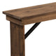 Antique Rustic |#| 40inch x 12inch Antique Rustic Solid Pine Folding Farm Bench