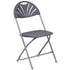 HERCULES Series 650 lb. Capacity Plastic Fan Back Folding Chair