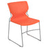 HERCULES Series 661 lb. Capacity Full Back Stack Chair with Powder Coated Frame