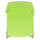 Green |#| Home and Office Green Sled Base Stack Chair with Air-Vent Back - Guest Chair