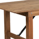 Antique Rustic |#| 7' x 40inch Rectangular Antique Rustic Solid Pine Folding Farm Table