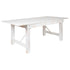 HERCULES Series 7' x 40" Rectangular Solid Pine Folding Farm Table