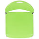 Green Plastic/Black Frame |#| Green Ultra-Compact School Stack Chair - Office Guest Chair/Student Chair