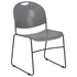 HERCULES Series 880 lb. Capacity Ultra-Compact Stack Chair with Metal Frame