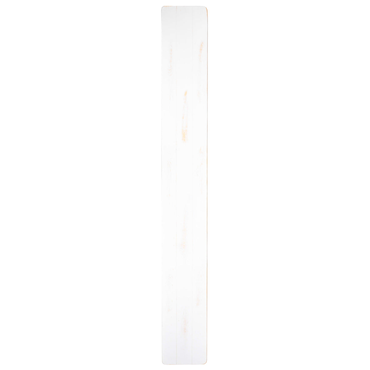 Antique Rustic White |#| 8' x 12" Antique Rustic White Solid Pine Folding Farm Bench - Portable Bench
