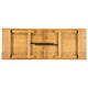 Light Natural |#| 9' x 40" Rectangular Antique Rustic Light Natural Solid Pine Folding Farm Table