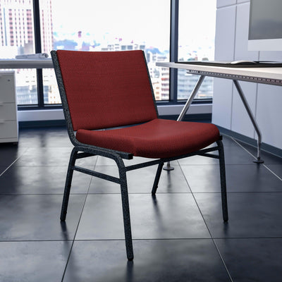 HERCULES Series Big & Tall 1000 lb. Rated Fabric Stack Chair - View 2