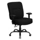 Black Fabric |#| Big & Tall 400 lb. Rated High Back Black Fabric Swivel Ergonomic Office Chair