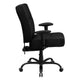 Black Fabric |#| Big & Tall 400 lb. Rated High Back Black Fabric Swivel Ergonomic Office Chair