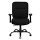 Black Fabric |#| Big & Tall 400 lb. Rated High Back Black Fabric Swivel Ergonomic Office Chair